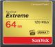 SanDisk Extreme     R120/W60 CompactFlash Card     64GB (SDCFXSB-064G-G46/SDCFXS-064G-X46)