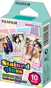 Fujifilm Instax Mini Sofortbildfilm Stained Glass, 10 Aufnahmen (16203733)