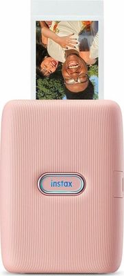 Fujifilm Instax mini Link, Dusky Pink, rosa (16640670) +inkl. Film und Socke