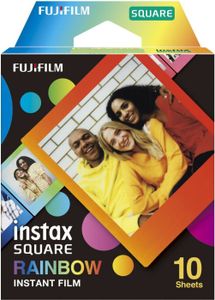 Fujifilm instax SQUARE Rainbow Sofortbildfilm, 10 Aufnahmen (16671320)