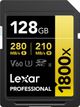 Lexar Professional 1800x Gold Series R280/W210 SDXC 128GB, UHS-II U3, Class 10 (LSD1800128G-BNNNG / LSD1800128G-BNNNU / LSD1800128G-RNNNC)