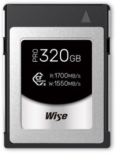 Wise Advanced CFX-B PRO Series R1700/W1550 CFexpress Type B    320GB (CFX-B320P)