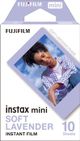 Fujifilm Instant Mini Sofortbildfilm, 10 Aufnahmen, Soft Lavender (16812376)